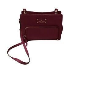 Kate Spade Sevilla Baxter Street Crossbody Bag-Burgundy.